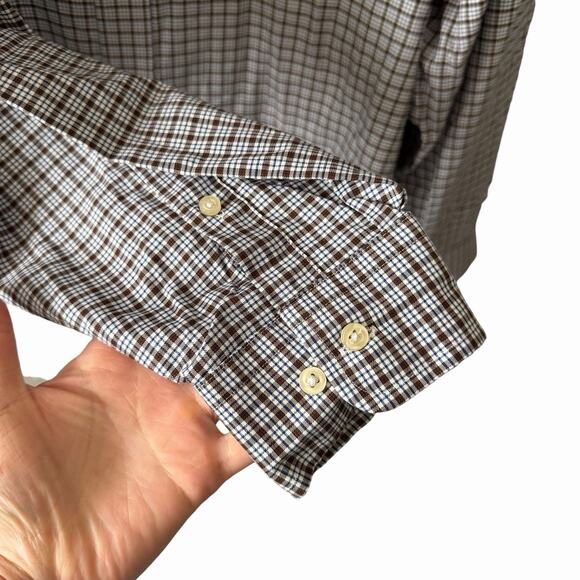 Set of 2 Kirkland Mens Size 19 34/35 Dress Shirt Tailored Fit Long Sleeve - Picture 7 of 12